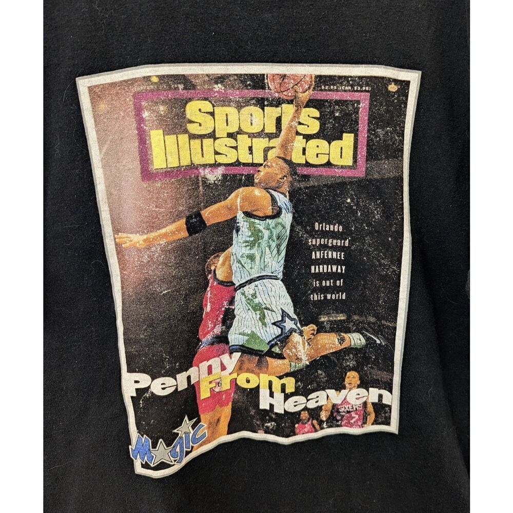 Mitchell‎ & Ness Mens T-shirt Sports Illustrated Magic Johnson Medium - Picture 6 of 8